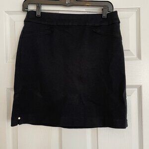 Croft and Barrow pencil skirt black size 4 Cotton Polyester Spandex Blend
